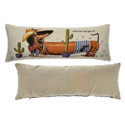 Декоративная подушка "Такса ковбой" 35 Х 90 см. заказать в Луганске в интернет магазине Перестройка недорого