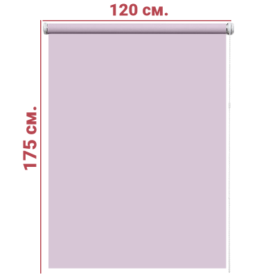 Ролл-штора Декор розовый 120 Х 175 см.  заказать в Луганске в интернет магазине Перестройка недорого