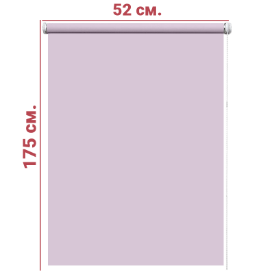 Ролл-штора Декор розовый 52 Х 175 см.  заказать в Луганске в интернет магазине Перестройка недорого