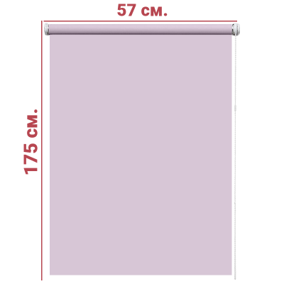 Ролл-штора Декор розовый 57 Х 175 см.  заказать в Луганске в интернет магазине Перестройка недорого