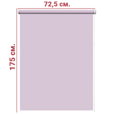 Ролл-штора Декор розовый 72,5 Х 175 см.  заказать в Луганске в интернет магазине Перестройка недорого