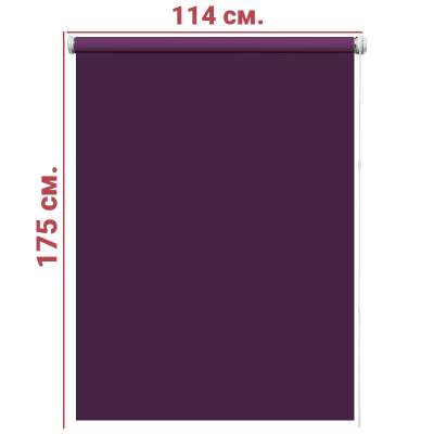 Ролл-штора Декор фиолетовый 114 Х 175 см.  заказать в Луганске в интернет магазине Перестройка недорого