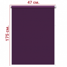 Ролл-штора Декор фиолетовый 47 Х 175 см. 