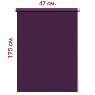 Ролл-штора Декор фиолетовый 47 Х 175 см.  заказать в Луганске в интернет магазине Перестройка недорого