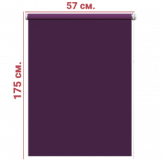 Ролл-штора Декор фиолетовый 57 Х 175 см. 