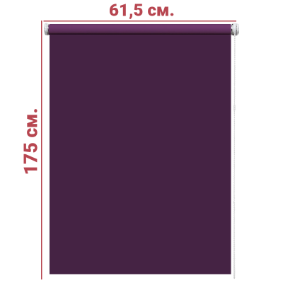 Ролл-штора Декор фиолетовый 61,5 Х 175 см.  заказать в Луганске в интернет магазине Перестройка недорого