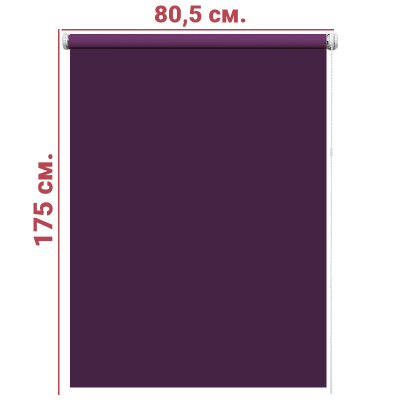 Ролл-штора Декор фиолетовый 80,5 Х 175 см. заказать в Луганске в интернет магазине Перестройка недорого