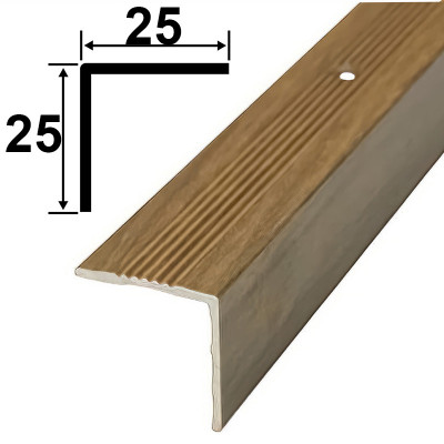 Отделочный уголок наружный Дуб сантана 25 Х 25 мм. 0,9 м. заказать в Луганске в интернет магазине Перестройка недорого