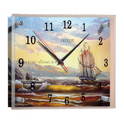 Часы настенные "В18" 25 Х 35 см.
 заказать в Луганске в интернет магазине Перестройка недорого