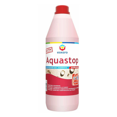 Грунт-концентрат 1:10 глубокого проникновения Escaro AquaStop Professional 1л заказать в Луганске в интернет магазине Перестройка недорого