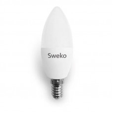 Лампа светодиодная Sweko 42LED-C35-10W-6500K-E14