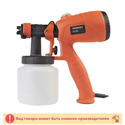 Краскопульт электрический PATRIOT SG900 HVLP заказать в Луганске в интернет магазине Перестройка недорого