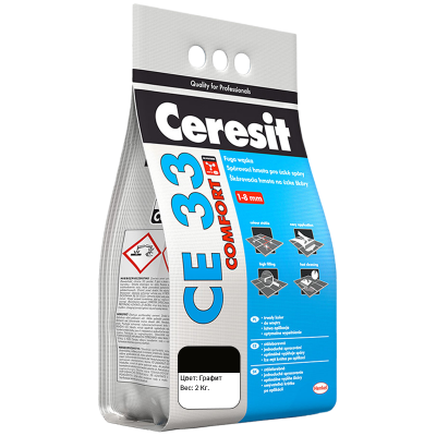 Затирка Ceresit коричневая СЕ-33/2  2 кг. заказать в Луганске в интернет магазине Перестройка недорого