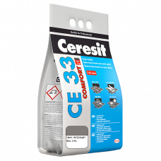 Затирка Ceresit антрацит СЕ-33/2  2 кг.