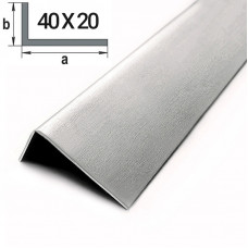 Порожек угловой алюминиевый 40 Х 20 мм. 1 м.