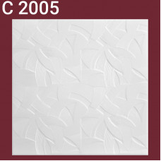 Плита потолочная С2005 Белая 8 шт./упак. 50 Х 50 мм. 2 кв.м.
