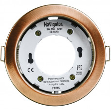 Светильник Навигатор NGX R1-006-GX53 Черненая медь