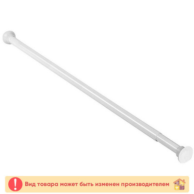 Карниз в ванную хром (металл) 1,1-2,2 м. заказать в Луганске в интернет магазине Перестройка недорого
