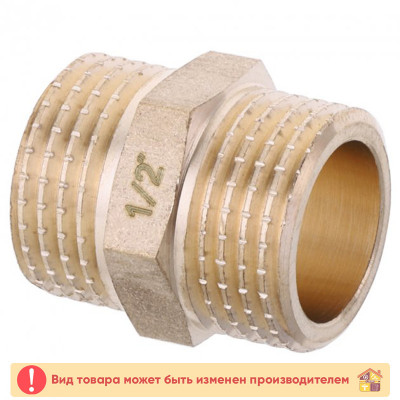 Металлопластиковый нипель 1/2 - 3/4 усиленный заказать в Луганске в интернет магазине Перестройка недорого