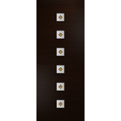 Дверь глухая F4 ПО Беленый дуб (стекло) 2000 Х 800 Х 35 мм. заказать в Луганске в интернет магазине Перестройка недорого