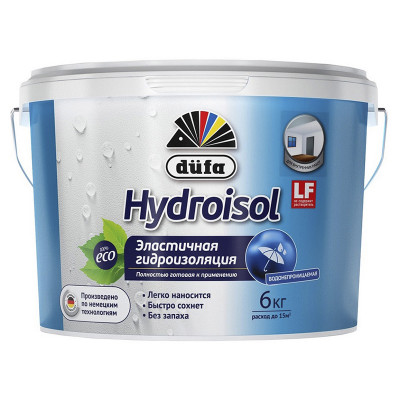 Гидроизоляция Dufa HYDROISOL 6 кг. заказать в Луганске в интернет магазине Перестройка недорого