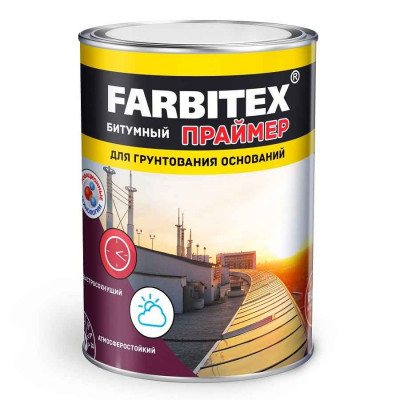 Праймер битумный 1,7 кг. FARBITEX заказать в Луганске в интернет магазине Перестройка недорого