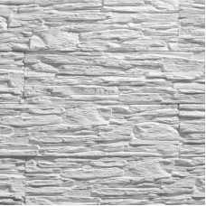 Плитка гипсовая Скала белый 0,9 м2/упак.
