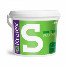 Шпаклевка латексная ФИНИШ KRATEX (S) для внутренних и наружных работ 3 кг.