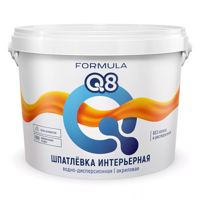 Шпаклевка латексная Формула Q8 3 кг. заказать в Луганске в интернет магазине Перестройка недорого