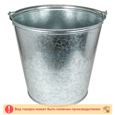 Ведро металлическое оцинкованное 12 л. заказать в Луганске в интернет магазине Перестройка недорого