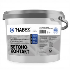 Грунтующая краска HABEZ Бетон контакт 12 кг.