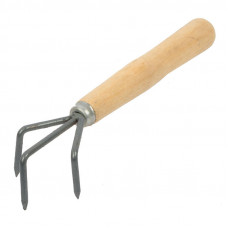 Рыхлитель 3-х зубый с деревянной ручкой