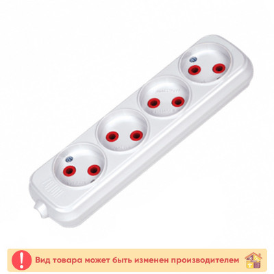 Колодка 3 гнезда с/з 16А каучук IN HOME заказать в Луганске в интернет магазине Перестройка недорого