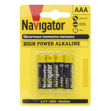 Батарейка Navigator 751 NBT-NE-LR03-BP4