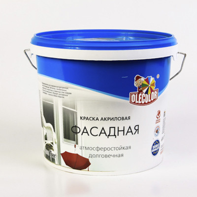 Краска фасадная OLECOLOR 14 кг. заказать в Луганске в интернет магазине Перестройка недорого