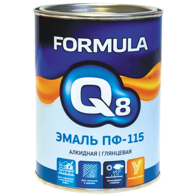 Эмаль ПФ-115 Q8 "Серая" Формула 0,9 кг. заказать в Луганске в интернет магазине Перестройка недорого