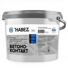 Грунтующая краска HABEZ Бетон контакт 6 кг.