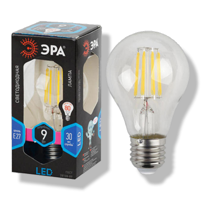Лампа F-LED smd A60-9W-840-E27 ЭРА заказать в Луганске в интернет магазине Перестройка недорого