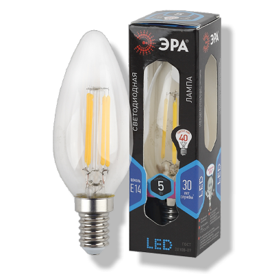 Лампа F-LED B35 СВЕЧА 5W-840-E14 ЭРА заказать в Луганске в интернет магазине Перестройка недорого