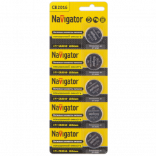 Элемент питания Navigator 763 NBT-CR2016-BP5
