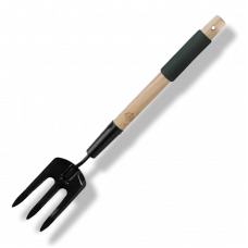 Вилка посадочная деревянная ручка с эластичной вставкой