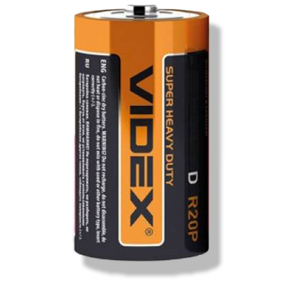 Батарейка "VIDEX" R20 солевая
