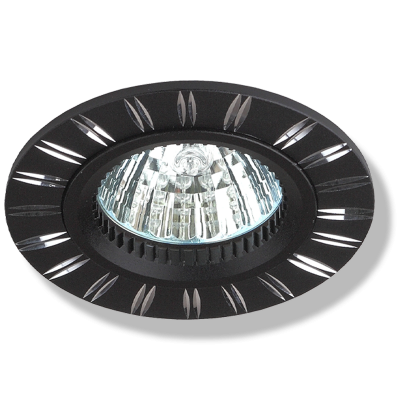 Светильник ЭРА KL33 AL/BK MR16 12V/220V 50W черный хром заказать в Луганске в интернет магазине Перестройка недорого