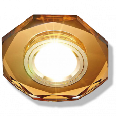 Светильник ЭРА DK05 GD/BR MR16 12V/220V 50W коричневое золото