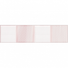 Плитка Агата розовая ФРИЗ В 65 Х 250 мм.
