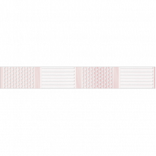 Плитка Агата розовая ФРИЗ С 35 Х 250 мм.