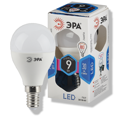 Лампа LED smd P45 ШАР 9W-840-E14 ЭРА заказать в Луганске в интернет магазине Перестройка недорого