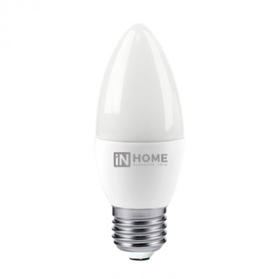 Лампа IN HOME LED СВЕЧА 6W-E27 4000К 480 Лм. заказать в Луганске в интернет магазине Перестройка недорого