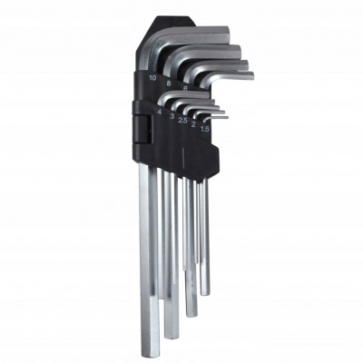 Набор ключей шестигранных 9 шт. HEX 1.5-10.0 мм. заказать в Луганске в интернет магазине Перестройка недорого
