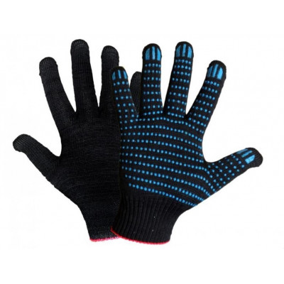 Перчатки Х/Б 7-ти черные заказать в Луганске в интернет магазине Перестройка недорого